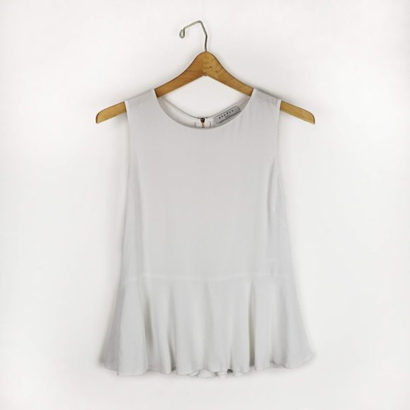sandro peplum top